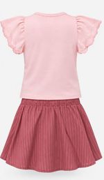 CONJUNTO DE BLUSA E SAIA  73468
