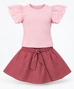 CONJUNTO DE BLUSA E SAIA  73468