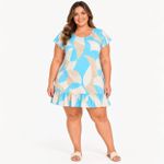 VESTIDO C/M TEC VISCOSE 50% ALG 151052