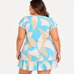VESTIDO C/M TEC VISCOSE 50% ALG 151052