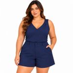 CONJ SHORT+CAMISETA ALFAIATARIA FEM 151029