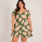 VESTIDO C/M TEC VISCOSE 50% ALG 151049