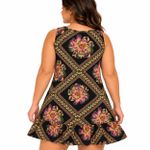 VESTIDO TEC VISCOSE 100% ALG 151047