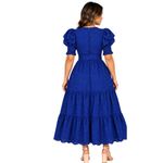 VESTIDO MIDI TEC LED 100% ALG 141031