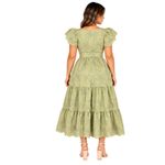 VESTIDO MIDI TEC LED 100% ALG 1410300