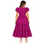 VESTIDO MIDI TEC LED 100% ALG 141029