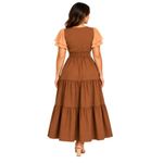 VESTIDO MIDI TEC CREPE ALFAIATARIA 141033