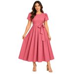 VESTIDO MIDI ALFAIATARIA 100% ALG 141032