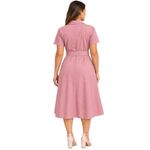 VESTIDO MIDI TEC ALFAIATARIA PREMIUM 90017