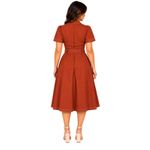 VESTIDO MIDI TEC ALFAIATARIA PREMIUM 90017
