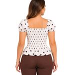 BLUSA BATA POA TEC TRICOLINE 100% ALG 10017