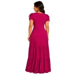 VESTIDO KASUAL LONGO MALHA 2285