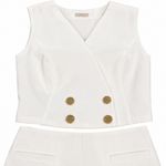 CONJUNTO SHORT SAIA ALFAIATARIA 100% ALG 60461