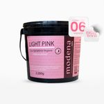 Combo 6 Ceras Epilatórias Light Pink + Brinde 1 Rolo TNT Branco