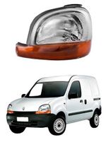 Par de Faróis Dianteiros – Renault Kangoo 2000-2007 (Pisca Âmbar, LD/LE)
