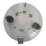 Conta Giros 8000 RPM Fundo Preto 100mm Led Universal Preto (VW antigos, Opala, Chevette, Uno carburado, Monza, Escort, D20, F1000)
