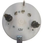 Conta Giros 8000 RPM Fundo Preto 100mm Led Universal Preto (VW antigos, Opala, Chevette, Uno carburado, Monza, Escort, D20, F1000)