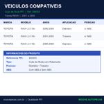 Cubo de Roda Traseiro – Toyota RAV4 4x4 (2001-2005, sem ABS)