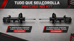 Kit Amortecedor Dianteiro Toyota Corolla 1992-2002