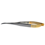 PORTA AGULHA CASTROVIEJO 14CM CURVO PRIME CLINIC