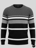 Suéter Masculino Vannes Algodão & Acrílico gola redonda