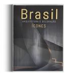 Brasil Arquitetura e Decoração Ícones 3 + Book Cover em Acrílico