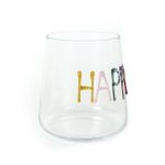 Copo de Vidro Happy