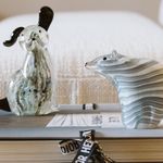 Escultura de Vidro Urso 