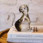 Escultura de Vidro Gato 
