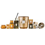 Mini Vela Pote Vidro 50H Relevo Baltic Amber Voluspa 