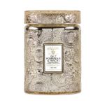 Mini Vela Pote Vidro 50H Relevo Gilt Pomander e Hinoki Voluspa 