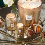Mini Vela Pote Vidro 50H Relevo Gilt Pomander e Hinoki Voluspa 