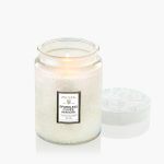 Mini Vela Pote Vidro 50H Relevo Sparkling Cuvee Voluspa 