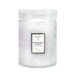 Mini Vela Pote Vidro 50H Relevo Sparkling Cuvee Voluspa 