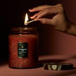 Vela Pote Vidro G 100H Relevo Forbidden Fig 