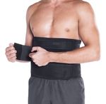 CINTA LOMBAR COM HASTES PRETO 120CM - KESTAL