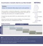 Meia Curta 3/4 Média Compressão - Kendall