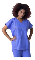 Conjunto Pijama Algodão Cirúrgico Unissex (azul) - Namastê