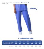 Conjunto Pijama Algodão Cirúrgico Unissex (azul) - Namastê