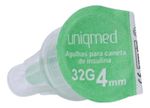 Agulha Caneta Insulina 4mmx32g (cx 100) - Uniqmed