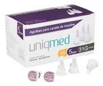 Agulha Caneta Insulina 5mmx31g (cx 100) - Uniqmed