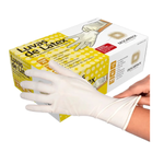 Luva Proc Não Cirurgico Latex C/ Pó (100unid) - Descarpack