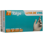 Luva Vinil C/pó (100 Uni) - Talge