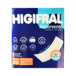 Absorvente Descartável Uso Adulto (Kit C/2x20 Un) - Higifral