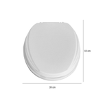 Assento Sanitário Elevado Almof 7,5 Cm Com Tampa - Mebuki