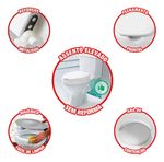 Assento Sanitário Elevado Almofadado 13,5 Oval Branco Liso - Mebuki