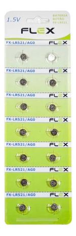 Bateria De Botão Cartela C/14un (fx-lr521) - Flex