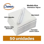 COMPRESSA DE CAMPO ALVA C/50UN (23x25 - 10G) - CREMER