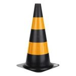 Cone Rígido Refletivo 70cm - Delta Plus Cor Preto