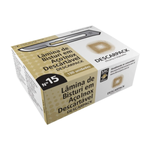Lâmina De Bisturi Em Aço Carbono (100 UNIDADES) - Descarpack